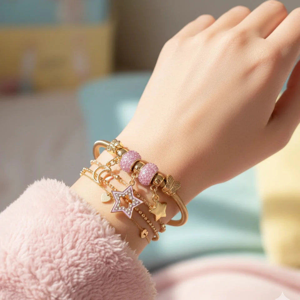Moon & Star Bracelet