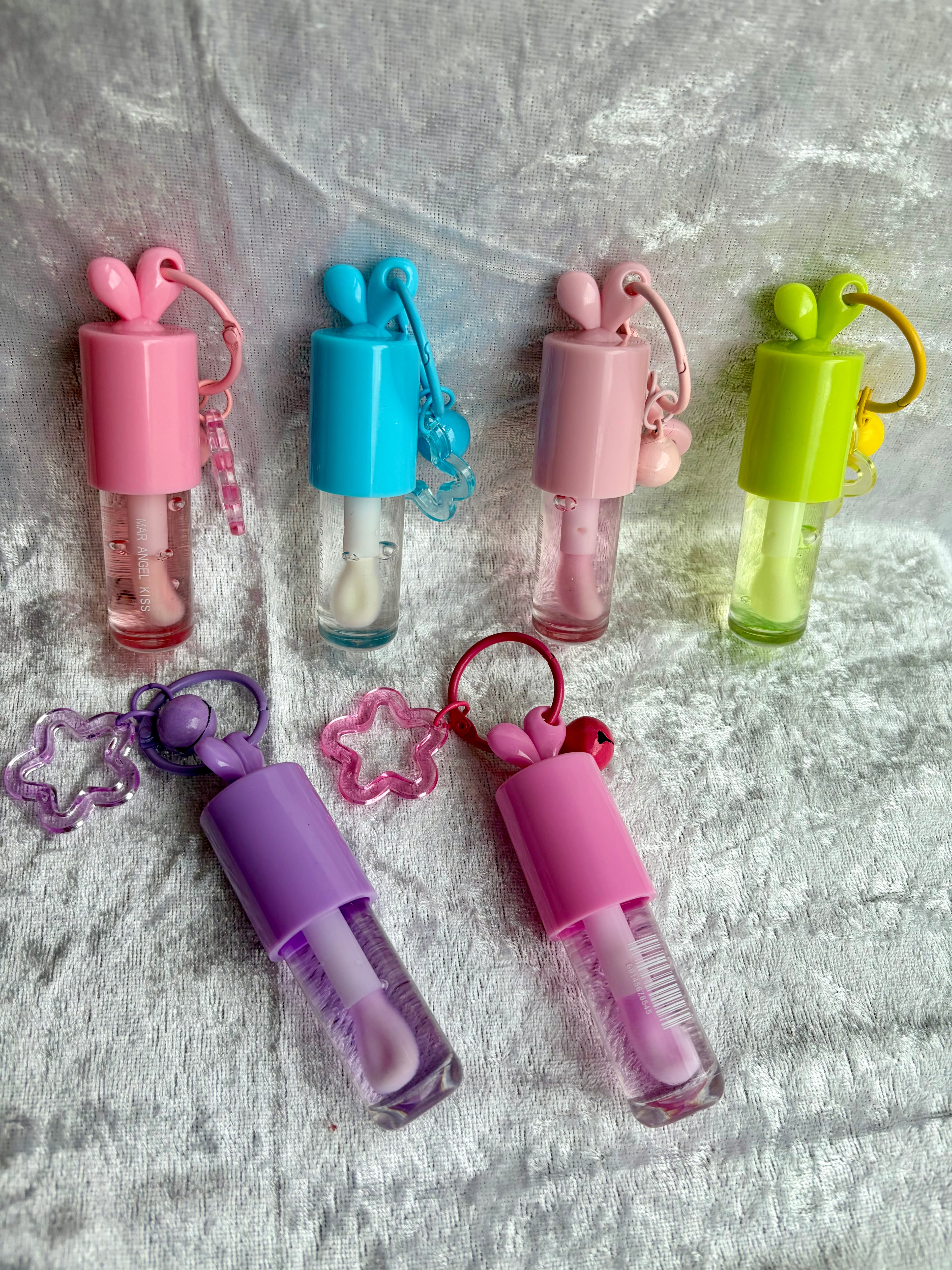 Rabbit Lip Gloss with Keychain