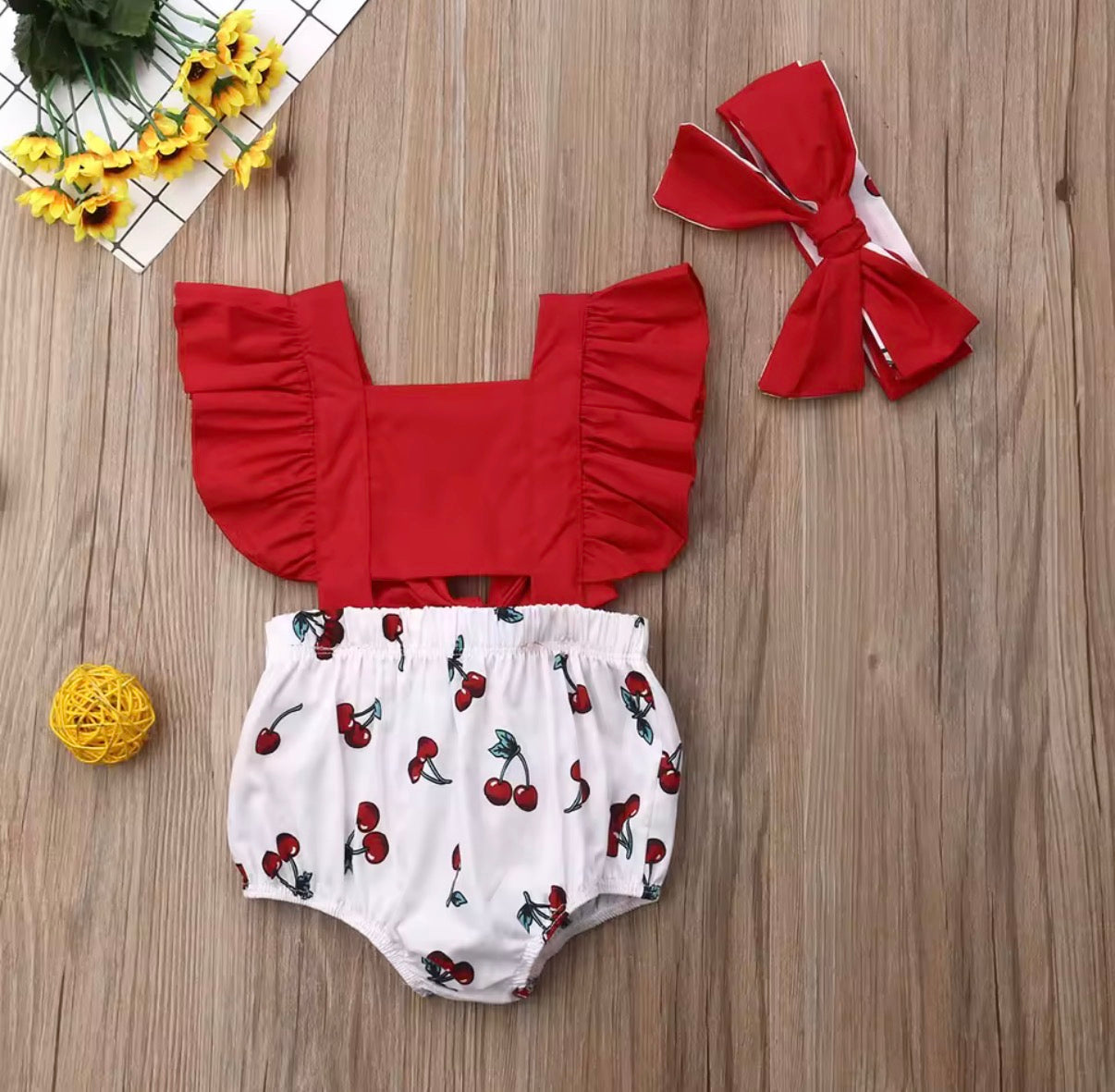Cherry Romper
