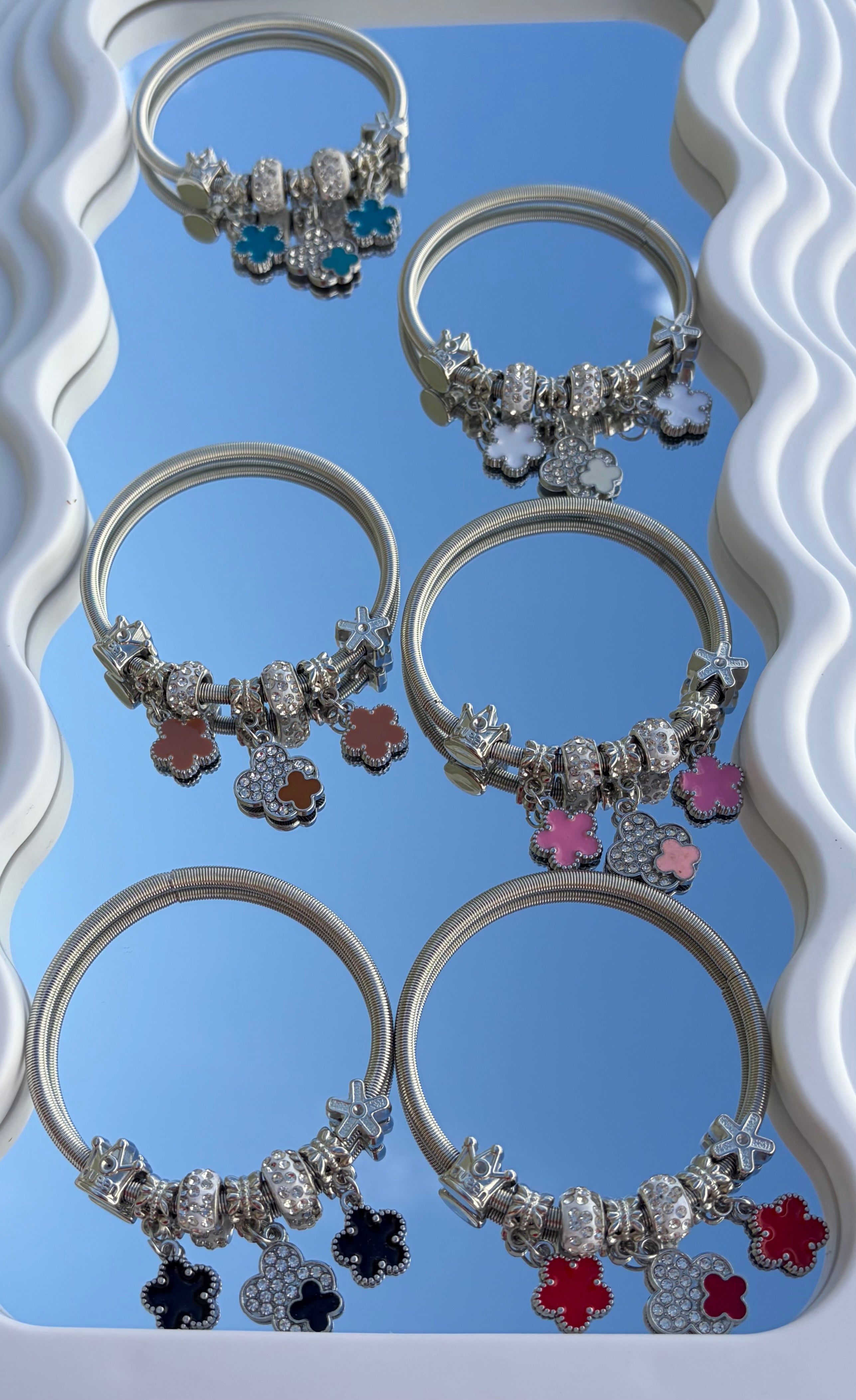 Charm Blossom Elastic Bracelet