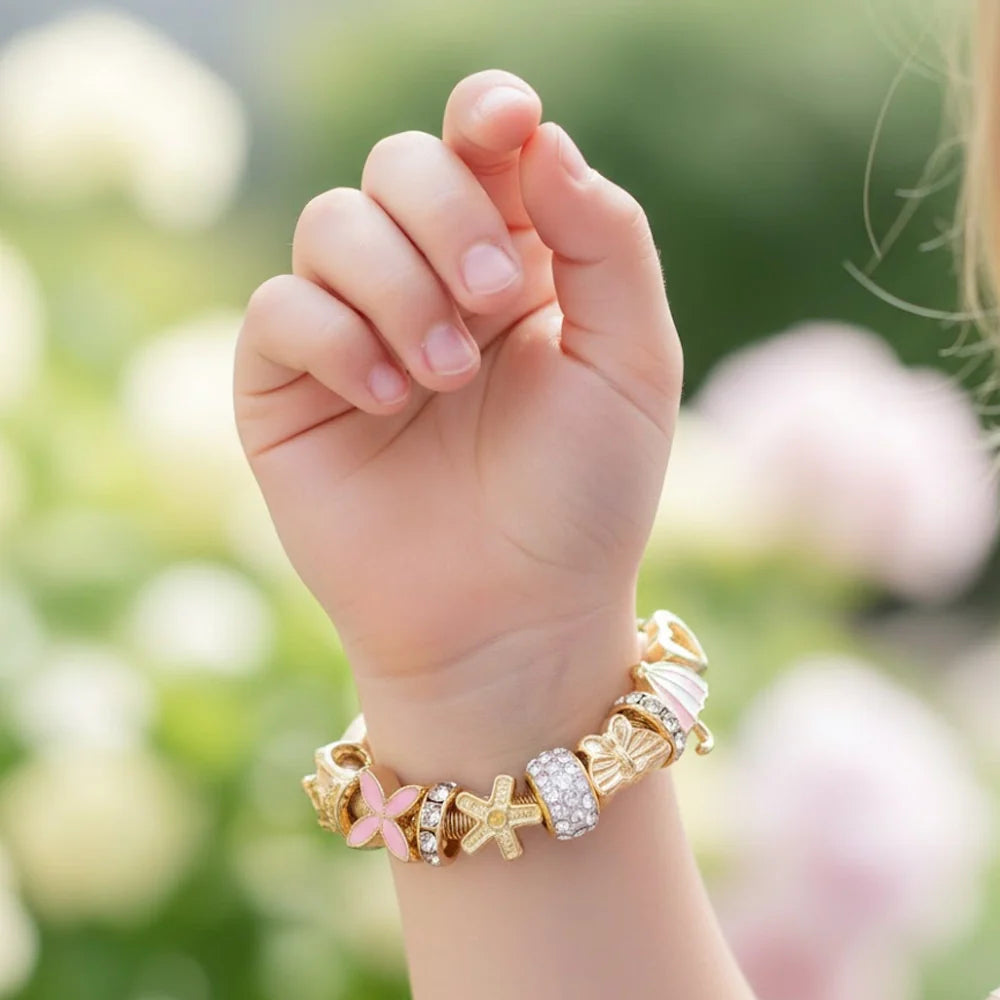 Gold-Tone Charm Bracelet