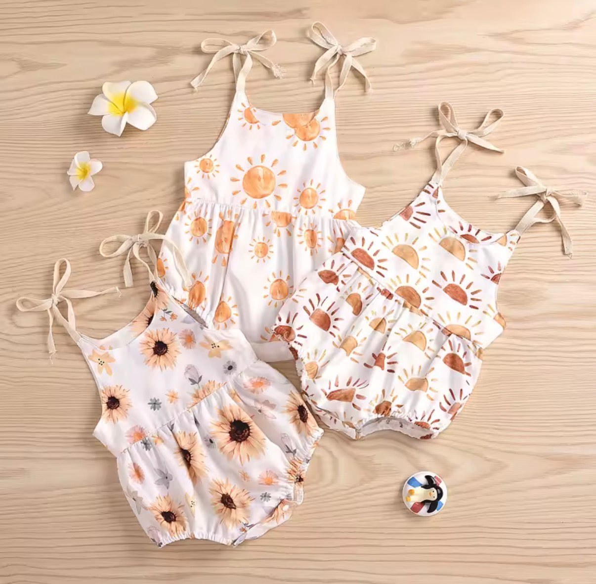 Golden Summer Romper