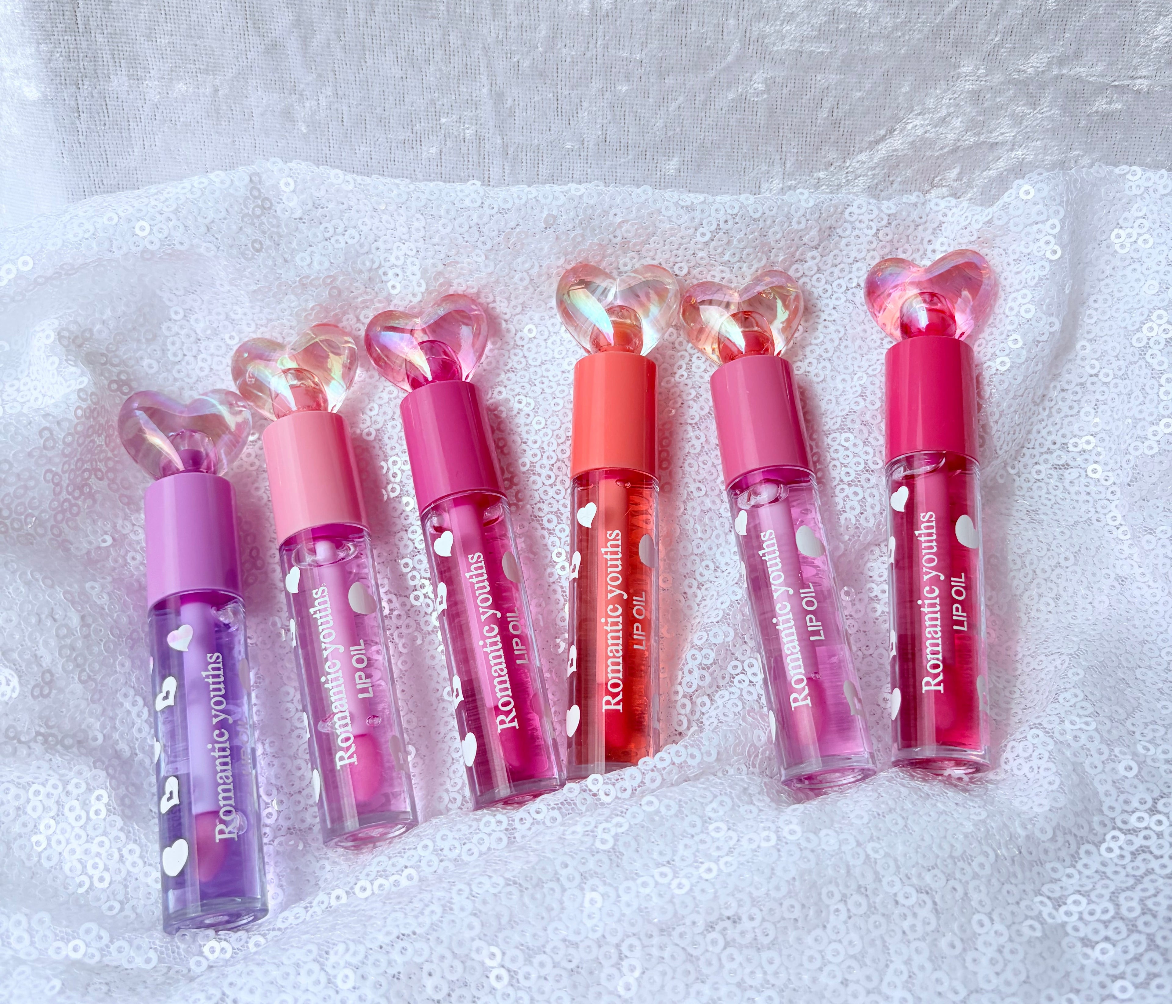 Heart-Top Glossy Lip Oil